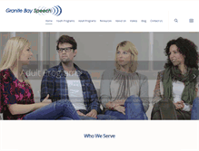 Tablet Screenshot of granitebayspeech.com